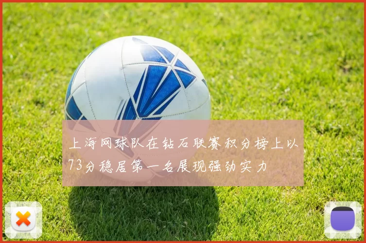 上海网球队在钻石联赛积分榜上以73分稳居第一名展现强劲实力