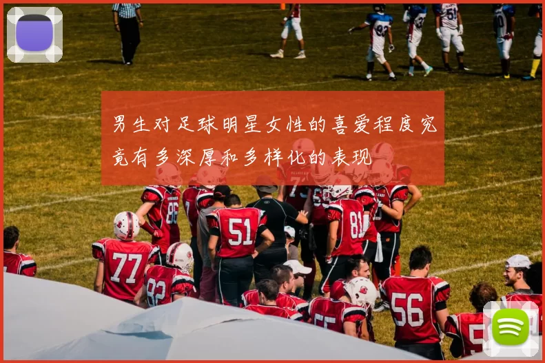 男生对足球明星女性的喜爱程度究竟有多深厚和多样化的表现