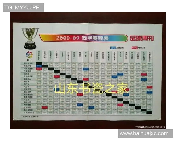 西甲联赛赛程安排及赛季比赛计划介绍